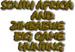 South Africa and Zimbabwe Big Game Hunts
