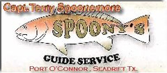Captain Terry Spoonemore is a full time guide, licensed by the U. S. Coast Guard and Texas Parks and Wildlife. Fishing Port O'Connor & Seadrift Bay System for over 40 years.