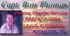 Captain Ron Thomas specializing in wade and drift fishing for Speckled Trout, & Red Fish. Charters are out of Arroyo City, Port Mansfield, South Padre Island.