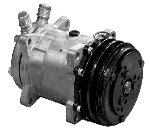 Click Here For Larger View and Line Drawing of the Sanden 508 HFC-134A Compressor. 
