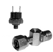 Allows the mounting of safety switch between two #6 o-ring connections 