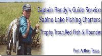 Captain Randy's Guide Service Fishing For Trophy Trout, Red Fish & Flounder, Fishing The Sabine Lake Area.